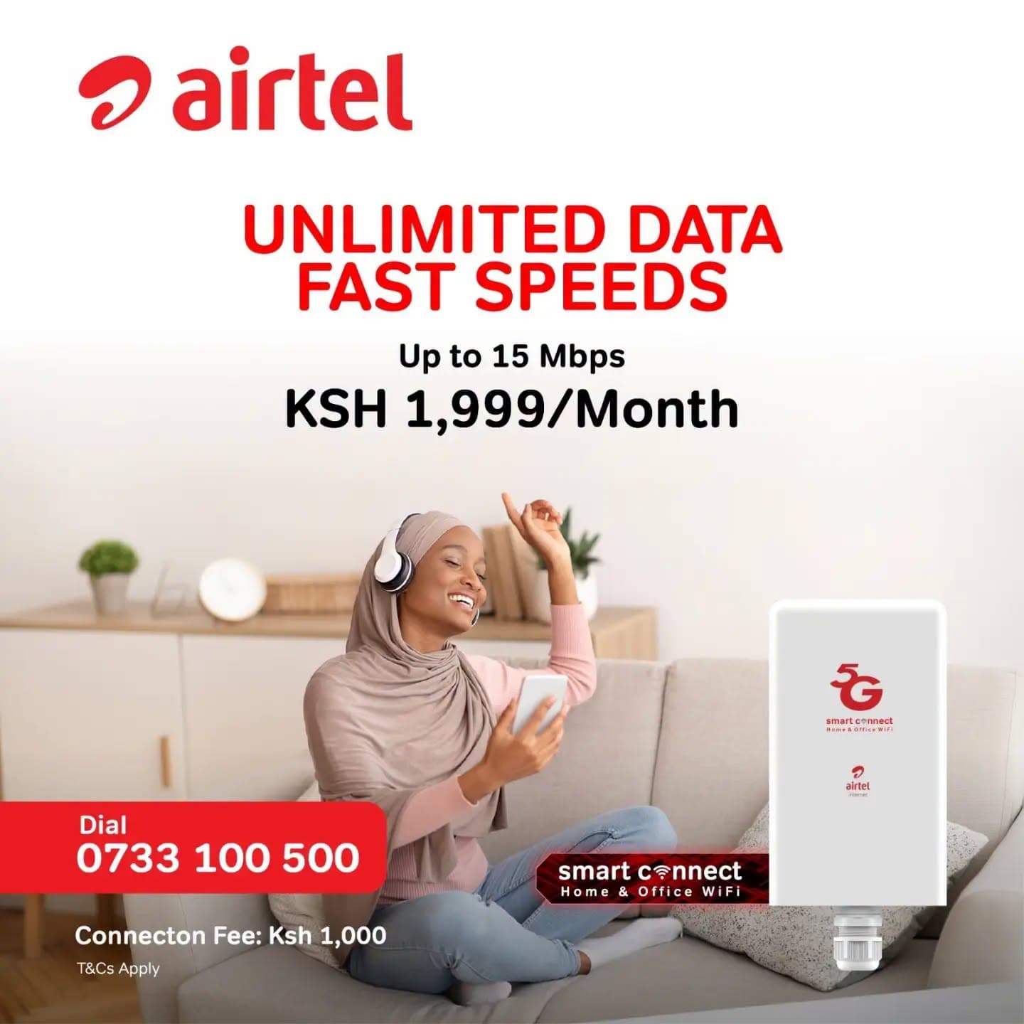 Airtel Enjoy unlimited monthly data